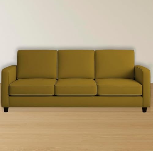 Image of The MM Furniture store Premium Fabric Sofa - Camel (3 Seater)
