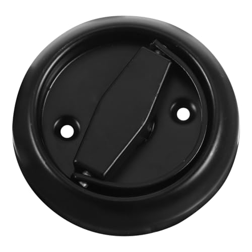 STOBAZA Stainless Steel Hidden Door Pull Cup Door Knob Round Handle for Kitchen Bathrooms