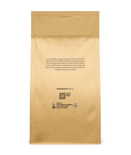 Image of PURE ORIGINAL INGREDIENTS Borax (5 lb) Sodium Borate, Multipurpose Cleaning Agent