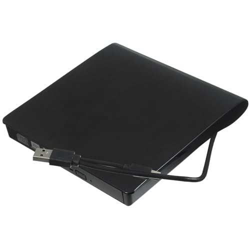 BESPORTBLE Unidad Óptica Externa USB 30 y Type-C Grabadora y Reproductor DVD/CD Negro Compatible PC y Portátil Conexión Rápida y Portátil para Uso Multimedia