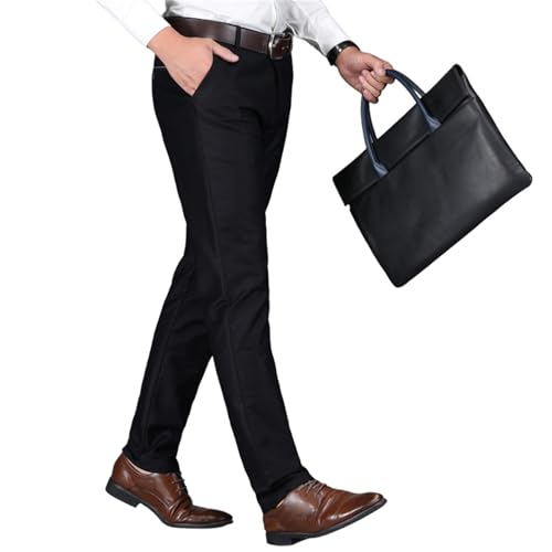 Gentyfit Mens Pants, Timelessflex - Men's High Stretch Straight Fit Pants Casual Golf Business Slacks Fashion Classic