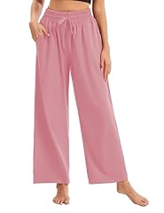 Drawstring Wide Legs_lemonadepink