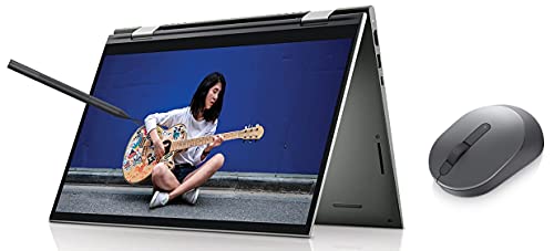 Image of Dell Inspiron 7415 14 inch FHD Touch Display 2in1 Laptop (R7 5700U / 16GB / 512GB SSD /Integrated GFX /Win 10 + MSO /Backlit KB + FPR + Active Pen) D560472WIN9P Mobile Wireless Mouse