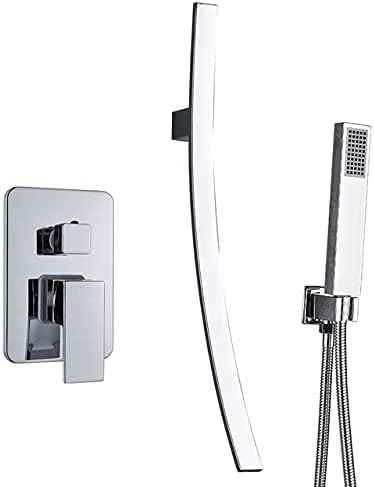 Mitigeur de lavabo avec douchette et bec long pour baignoire d'eau chaude
