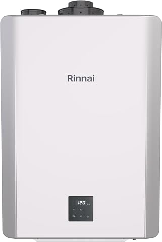 Rinnai RXP199iN Smart Sense Condensing Tankless Water Heater, 199,000 BTU, Up to