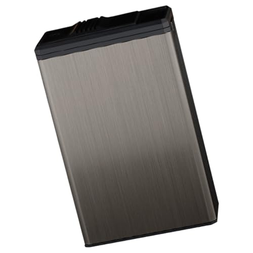 Ipetboom Caja para Cigarrillos de Plástico Resistente con Tapa Deslizante Diseño Compacto y Sellado Antihumedad Protección contra Presión y Fácil Transporte para Hombres y Mujeres