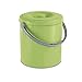 Stefanplast Eureka - Cubo de basura con tapa (10 L), color verde