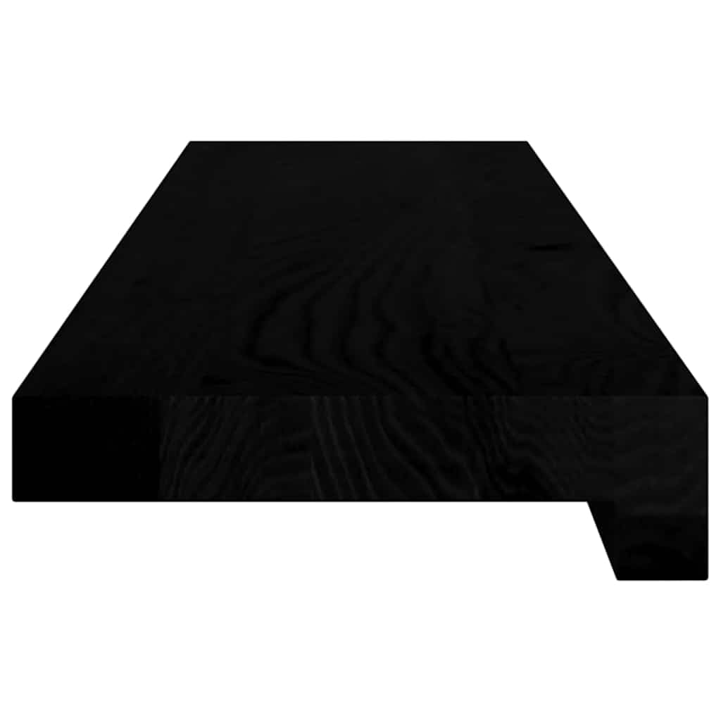 Homgoday Davanzali della finestra 2 pezzi in legno massello rovere marrone scuro copertura per davanzale della finestra, piastra posteriore antipolvere, impermeabile e facile da pulire, 80 x 15 x 2