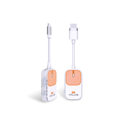 EZCast Pocket Plus Wireless Display USB C Transmitter and HDMI Receiver Kit, Support Any Type-C Devices, 5G/1080P Streaming Audio/Video Wireless HDMI Extender for Laptops, Smartphones.