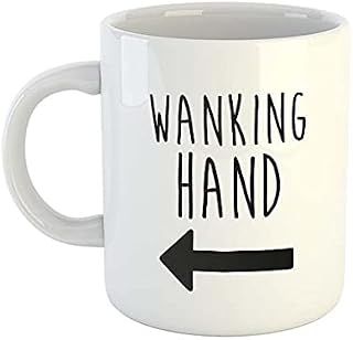 Wanking Hand (Arrow) Mug | Rude Mugs | Mugs for Her/Him | Novelty Mugs | Love Mugs | Valentine's Day Mugs | Valentine's Gift | Love Gifts