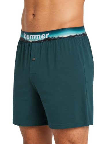 Image of Bummer Micro Modal Boxer Shorts for Men - Ultra Soft & Breathable, 3 Times Softer Than Cotton, Anti-Bacterial, Stretchable for Ultimate Comfort & Style, Pack of 1 (A Shark Tank Product)