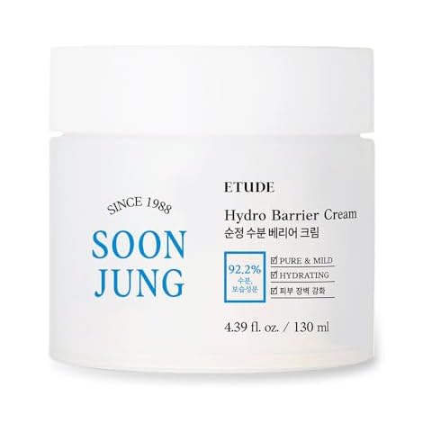 ETUDE Soonjung Hydro Barrier Cream BIG SIZE 130ml | Moisturizing and soothing cream | Korean Skin Care | Care Solution for sensitive skin | K-Beauty, Skin Care, Perfect for Gift Cover