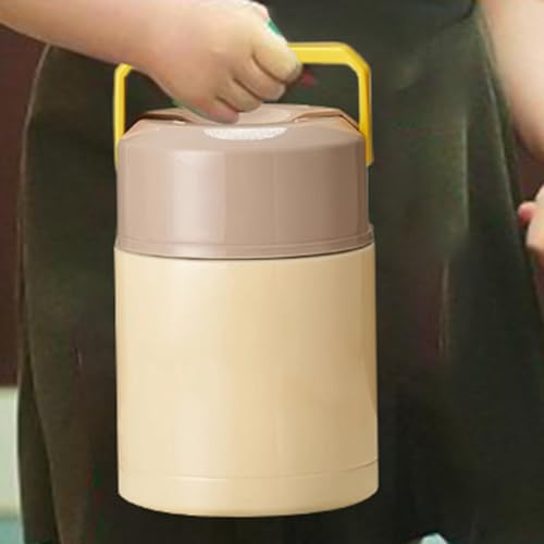 Boîte thermique étanche école repas chaud avec couvercle isolant inox - 4