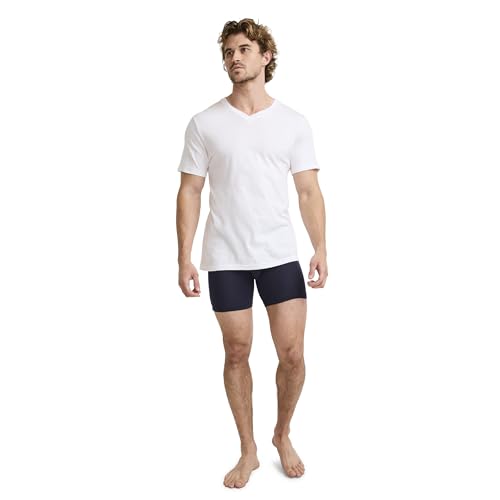 Jockey Men\'s Undershirt Classic V-Neck Undershirt - 3 Pack, White, 2XL