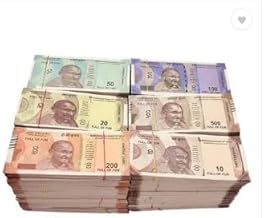 600 Dummy Indian Fake Currency Duplicate Money Denomination All New 10, 20, 50, 100, 200,500 Artificial Currency Playing Learn Skills Fake Money Fidget Toy Gag Toy