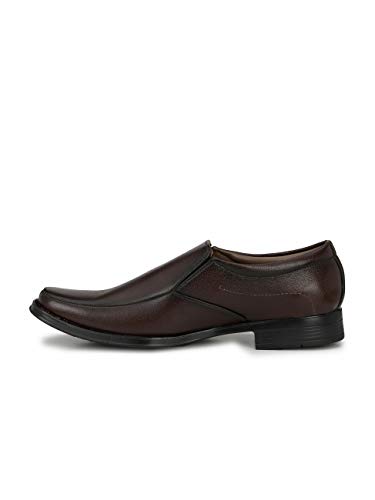 Image of SIR CORBETT Faux Leather Formal Shoes for Men