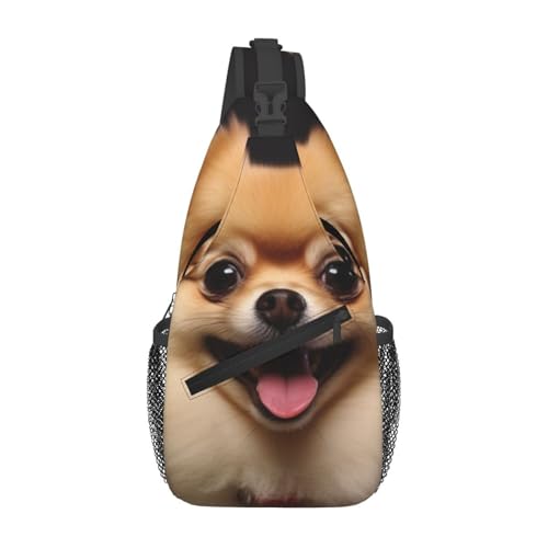 Bolso cruzado masculino tipo sling para hombro miniatura 1