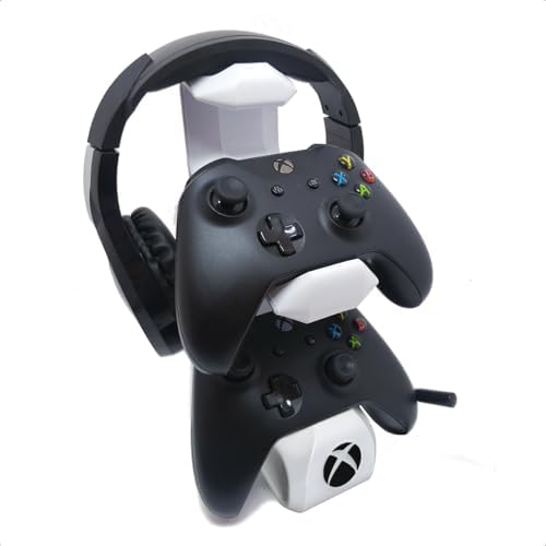 Suporte 2 Controles Xbox One S X Series Fone Ouvido/headphone (Br...
