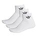 Produktbild adidas Unisex Mid enkelsck Socken, White/White/Black, M EU