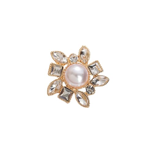 Image of Unique Sparkling Shawl Brooch Pins for Women - Personalized Stylish Pattern Design Jewelry Brooch for Sweaters Accessory for Women's Cardigan & Party Outfits