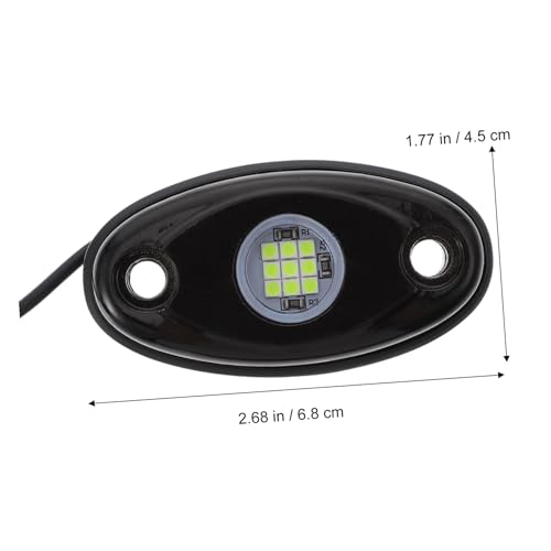 Accesorios de exteriores de coche con luces del chasis LED impermeables 4 piezas 2