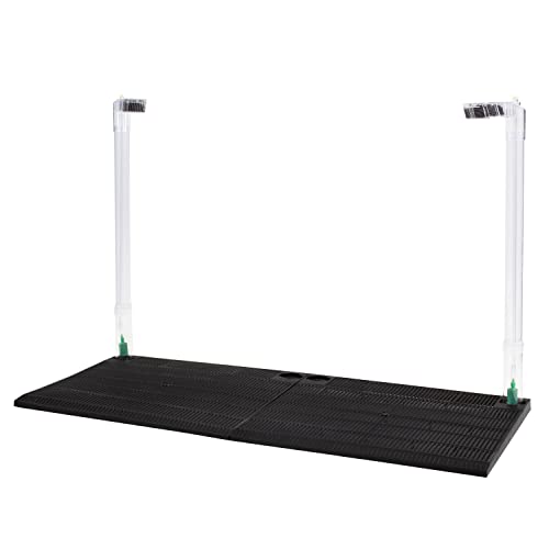 Image of Penn-Plax Undergravel Aquarium Filter for 20 (Long) - 29 Gallon Tanks - Two 14 inch x 11.1 inch Plates - Under Gravel System for Clear, Clean Water - Safe for Freshwater and Saltwater Tanks