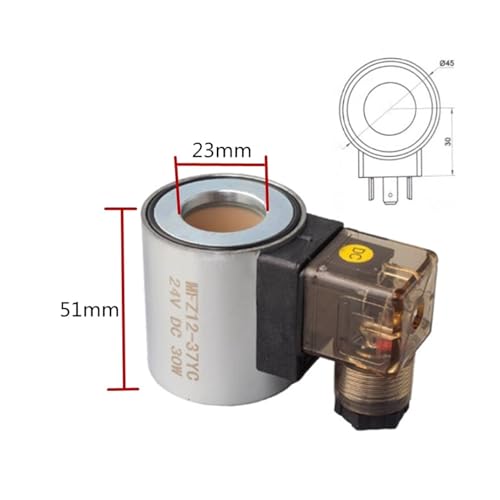 Bobine d'électrovanne hydraulique MFZ12-37YC DC24V pour valve