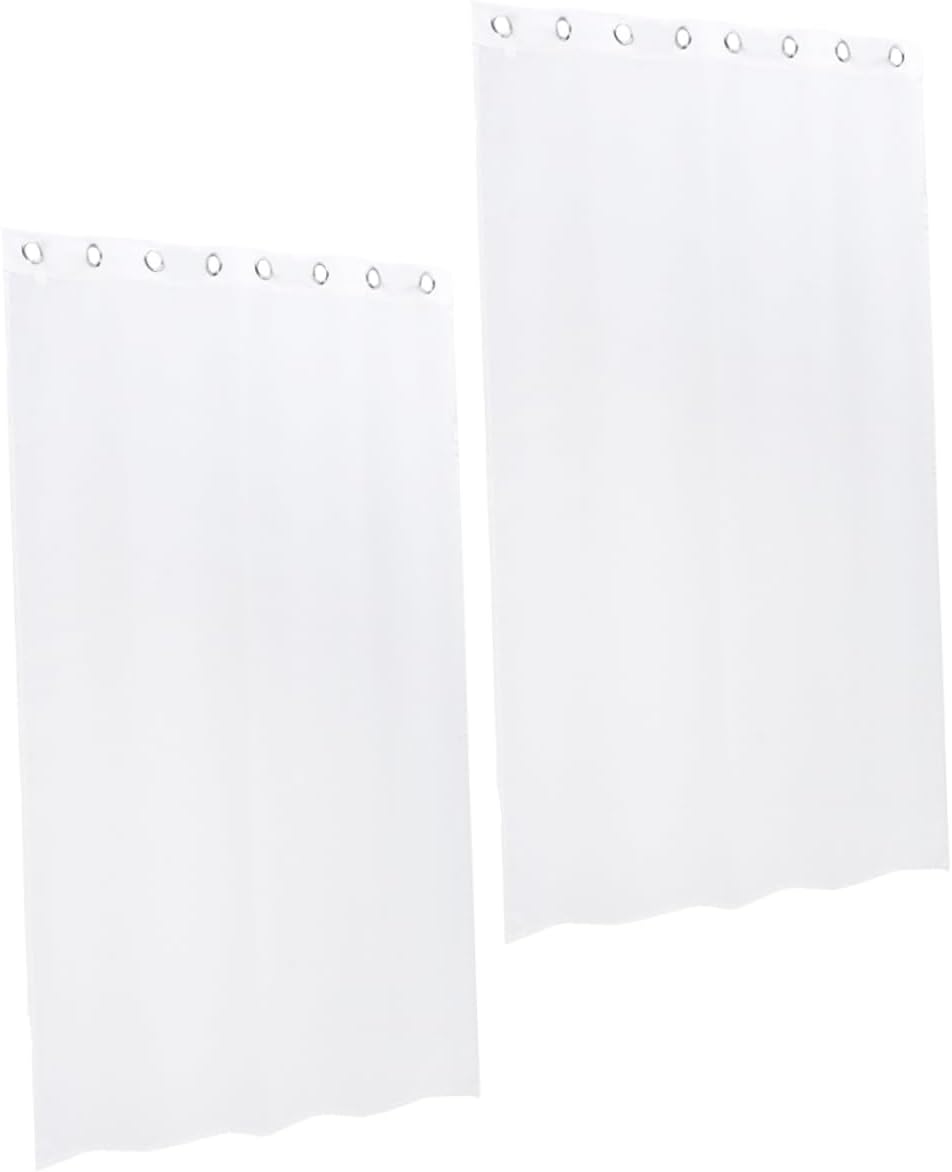 MAGICLULU 2Pcs Solid Color Outdoor Privacy Curtain Polyester Pavilion Drapes for Garden Patio and Balcony Elegant Sun Protection for Various Spaces