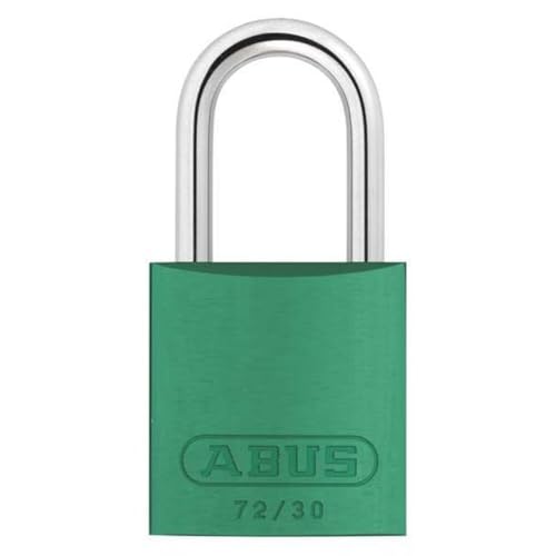 ABUS Green 72/30 Lockout Tagout Padlock w/ 1" Shackle, Single Padlock