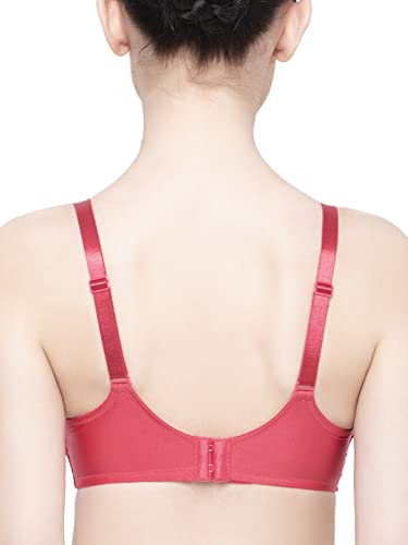 Image of Triumph Modern Finesse Bra For Women Wired Padded Spacer Cup Bra Seamless Breathable T-Shirt Bra Elegant Embroidery Full Coverage Lingerie Innovative Big Cup Support Pack Of 1