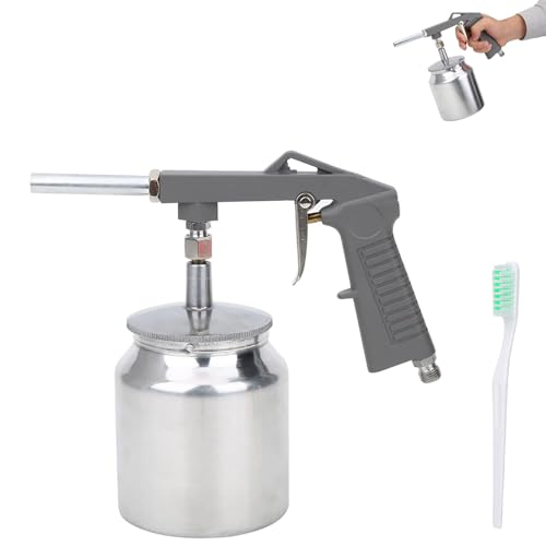 Image of Air Undercoating Spray Gun with 750ml Suction Feed Cup, Air Paint Sprayer Aluminum Alloy Paint Spray Gun PS‑6 30‑120psi for Automobile Rust Proofing, Rubberized Undercoat, Chip Guard Paint