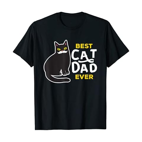 Best Cat Dad ever T-Shirt Cover