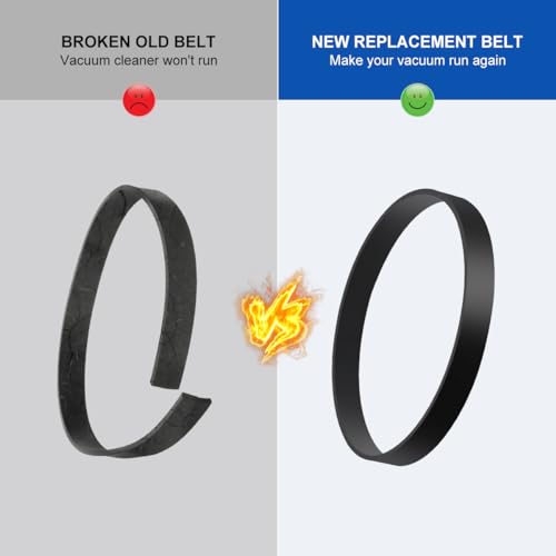 LANMU Replacement Belts Compatible with Bissell Models 2252, 2254, 22543, 2256, 2258, 2259, 2260, 2316, 2739, 1793, 1309 Powerlifter/ CleanView Swivel Rewind Pet Vacuum (2-Pack)