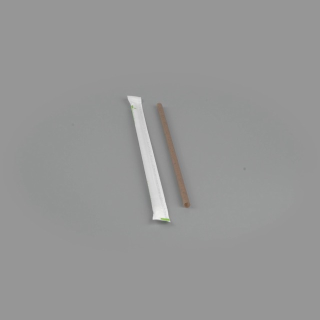 Pitillos desechables sostenibles brown PLA 2000 unidades miniatura 7