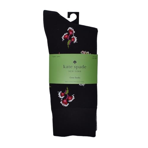 kate spade new york Women's 3-Pack Fall Garden Crew Socks, Soft & Comfortable4
