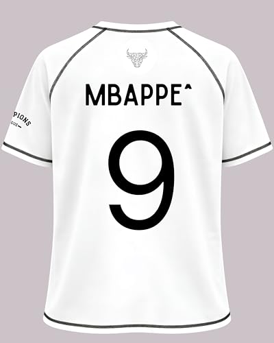 Image of Boys Football Players Jersey T-Shirt | Looper Polyester Sports Wear | Half Sleeve Round Neck Casual for Men