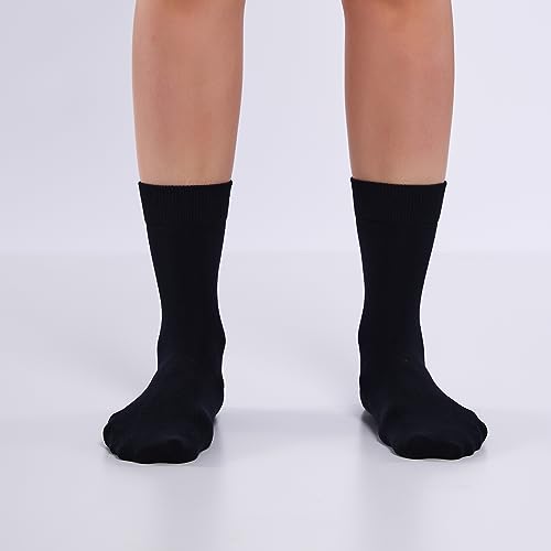 3 Pairs for Womens%98 Cotton Casual Crew Midcalf Socks Pastel Colors Soft Comfortable Dress Hosiery3