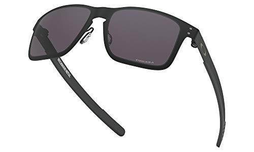 Oakley Holbrook Metal Sunglasses Matte Black with Prizm Grey Lens 55mm4