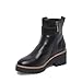Blondo Women's Dagger Waterproof Boot, Black Leather, 8.5