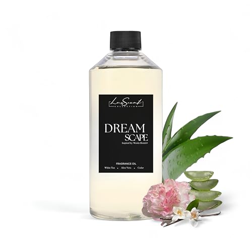 Dream Scape Aroma Diffuser Oil - Fragrance Inspired by Westin Hotel - Includes Aloe Vera, Amber, White Tea - Luxury Hotel Fragrance - Aromatherapy Oil - Fits Any Diffuser