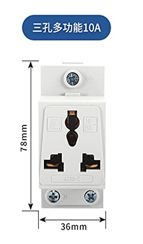 Enchufe para raíl DIN con interruptor integrado para solucionar falta de espacio 3