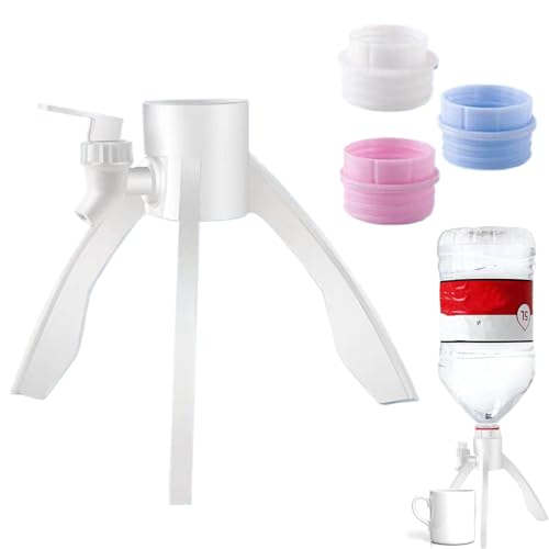 Estante para agua con barril, soporte para dispensador de agua | Soporte triangular para agua embotellada invertida,Soporte para botella de agua con boquilla de agua, dispensador de bebidas con jarra