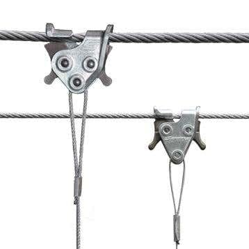 GRIPPLE UL Approved 1-4 C-Clip Loop Hanger 10' (Pack of 10), U.S.A Made