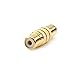 NANYI RCA Female to RCA Female Interconnect Coupler Adapter, with Gold Plated Housing for Mixer Amplifiers Cable link-2pack