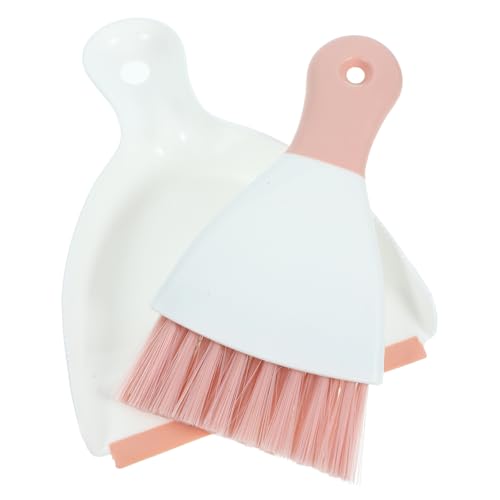 TOKIDNY 多目的クリーニングキット ミニほうきとちりとりセット 小さなブラシとちりとり 家庭 オフィス 車 ディテール用