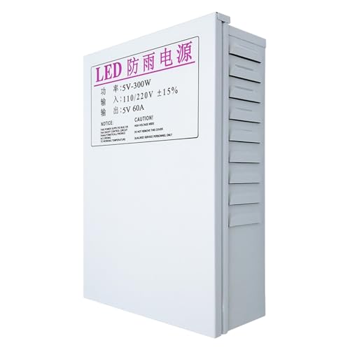 Transformateur de caractère lumineux étanche à la pluie 5V 300W à haute efficacité