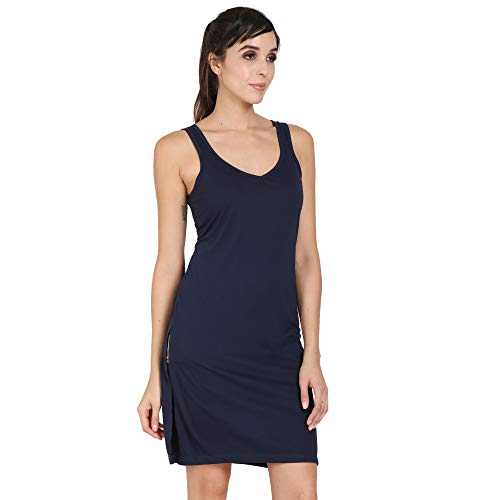 Image of Splash Cotton Rich Camisole Slip for Women| Long Kurti Slip /Suit Slip /Camisole Slip Knee Length - 139