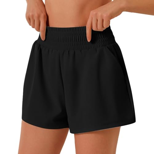 Short running femme avec poches pratiques | Pantalon de jogging court anti-frottement