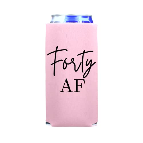 Capital City Commerce SISTERS BEFORE MISTERS Forty Af - Slim Spiked Seltzer Cooler cover
