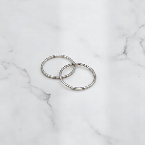 925 Sterling Silver Seamless Diamond Cut Twist Sleeper Hoop Earrings - Hypoallergenic 18G Hinged Hoops for Continuous Wear (8mm to 14mm) - Unisex Women Men Body Jewelry for Ears4